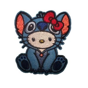 Disney Hello Kitty Lilo & Stitch Iron On Patch